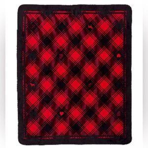 Red and Black Plaid Blanket